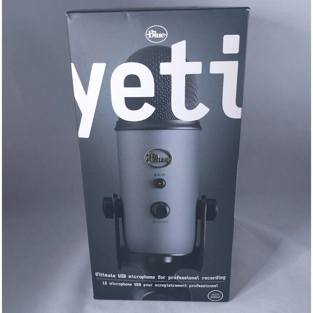 Blue Yeti USB Microphone for Recording Streaming Gaming Podcasting on PC